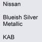 Preview: Nissan, Blueish Silver Metallic, KAB.